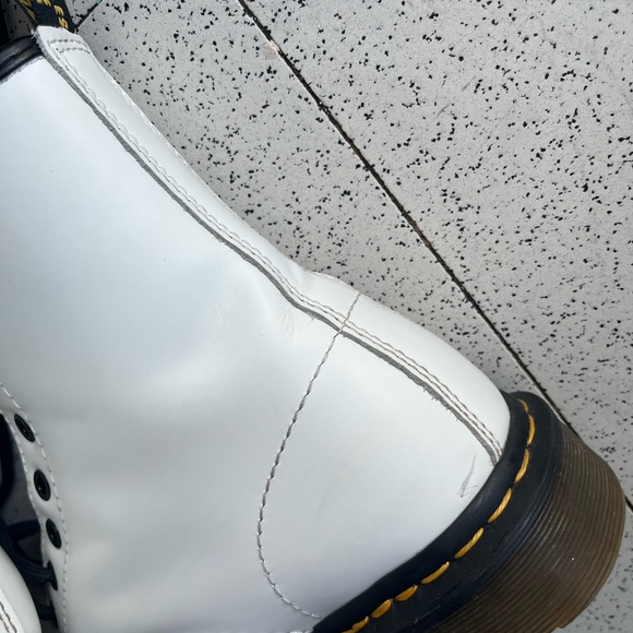 Dr Martens White Boots - Picture 13 of 14